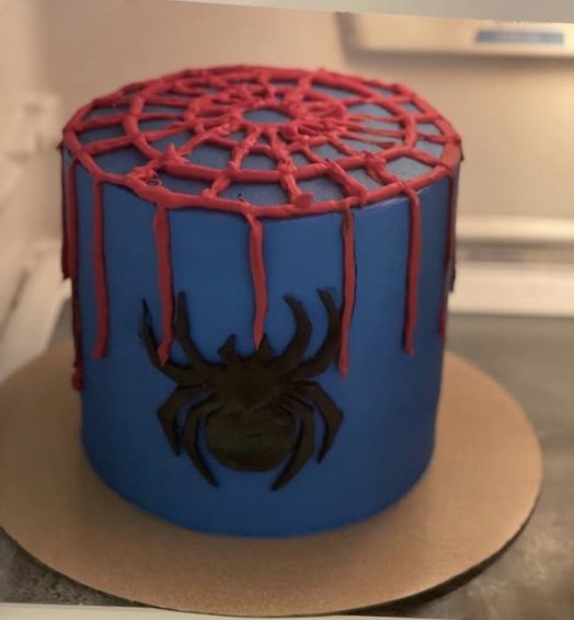 Spider Man theme cake
